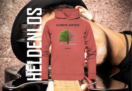 M Hoodie Organic Red M Hoodie Organic Red